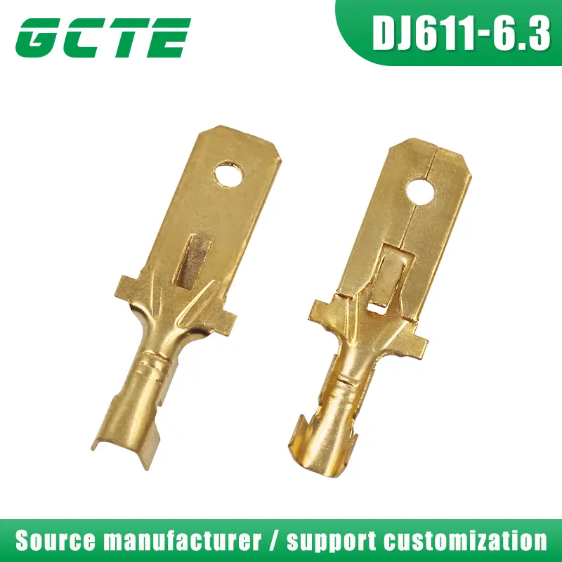 Wire Connector Brass Acid Pickling Male Terminal